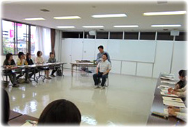 従事者研修会　歯科医師、理学療法士の協力
